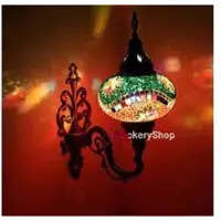 Halay Oosterse Wandlampe – Handgemachte Mozaïek Lampe aus Türkei – Ø 19 cm, Höhe 28 cm – E14 LED inklusive