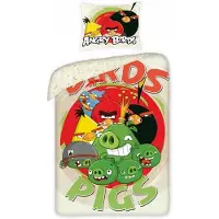 Halantex SP. z.o.o. Halantex Kinderbettwäsche Angry Birds 160x200 cm 100% Baumwolle