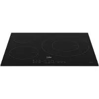 Beko HII63205MT, Schwarz, Integriert, 58 cm, Zonen-Induktionskochfeld, Glas, 3 Zone(n)