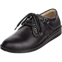 Finn Comfort PROPHYLAXE 96100 Damen Herren Schnürschuhe schwarz Glattleder - Größe: 45