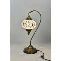 Halay Handgemachte türkische Nachtlampe transparente orientalische Feenlampe
