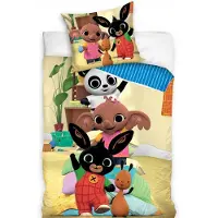 Carbotex Bing Kinder Bettwäsche Set 160x200 cm Baumwolle
