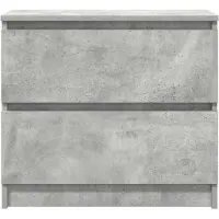 vidaXL TV-Schrank Betongrau 60x35x54 cm Holzwerkstoff