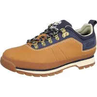 Timberland für Herren. TB0A443ZEM41 Braune Euro Hiker Niedrigschaftstiefel (43), Leder, Wohnung, Schnürsenkel, Lässig, Draußen