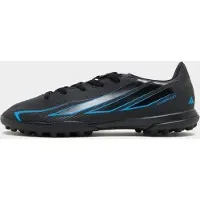 Adidas Fußballschuh PERFORMANCE "F50 HYPERFAST CLUB KIDS, ROLLRASEN", Kinder, Gr. 38,5, core schwarz, core schwarz, lucid ray blau, Synthetik, Schuhe Fußballschuh