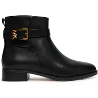 Michael Kors für Damen. 40T6RCFE5L Leder-Stiefeletten Rachel schwarz (41), 1 bis 3 cm, Reißverschluss, Lässig, Klassisch