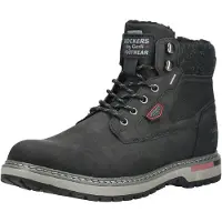 Dockers Knöchelschnürer in schwarz, Gr. 47