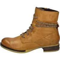 Josef seibel Stiefelette "Sanja 18, safran", Damen, Gr. 38, gelb (safran), Obermaterial: 100% Rindsleder Leather cow., Schuhe Stiefelette