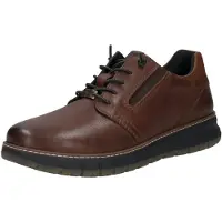 Salamander Slip-On Sneaker "Quickborn", Herren, Gr. 45, braun (cognac), Leder, Schuhe Slip-On Sneaker, Sneaker, Halbschuh mit elastischen Schnürsenkeln