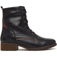 Josef seibel Stiefelette "Kate 07, dunkelblau-kombi", Damen, Gr. 40, blau (dunkelblau, kombi), Obermaterial: 100% Rindsleder Leather cow., Schuhe Stiefelette