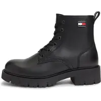 Tommy Hilfiger Schnürstiefeletten Tjw Cleated Lace Up Boots EN0EN03104 Schwarz 41