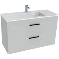 Jika Cube - Unterschrank mit Waschtisch, 980x422x622 mm, weiß H4536521763001