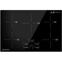 Amzchef Ce-fs-i95s-gffdd0 Induktionskochfeld 5 Brennern