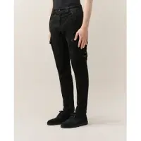 C.P. Company für Herren. RFCMPA730A005529G Schwarze Cargohose (50), Lässig, Baumwolle