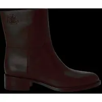 Ralph Lauren für Damen. 802P15708003 Kyle-Stiefeletten aus dunkelbraunem Kalbsleder (41), 3 bis 5 cm, Keine, Lässig
