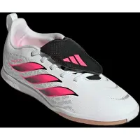 Adidas Fußballschuh PERFORMANCE "PREDATOR CLUB KIDS, HALLENBÖDEN, UMSCHLAGBARE ZUNGE", Kinder, Gr. 36, pink (cloud weiß, solar turbo, core schwarz), Synthetik, Schuhe Fußballschuh, für Hallenboden