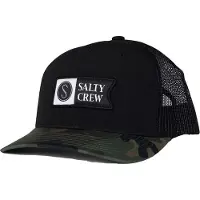 Salty Crew Pinnacle 2 Retro Trucker camo black (CAMOBLK) 1Sz