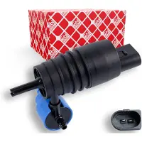 Febi Waschwasserpumpe, Scheibenreinigung 26259 für FORD SMART MERCEDES-BENZ VW CUPRA MINI PEUGEOT CITROËN MAN MITSUBISHI PORSCHE SUZUKI