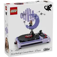 LEGO Editions Olivia Rodrigos Konzertmond - Spielzeug Plattenspieler, Schallplatte & Minifigur - Musik Deko für den Nachttisch - Geschenk für Teenager Mädchen ab 14 Jahren & Fans - 43029