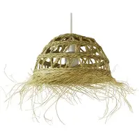 Marrakesch Orient & Mediterran Interior Pendelleuchte Baracoa mit E14-Fassung für dekorative Beleuchtung, in Natur 45 cm