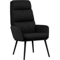 Syfax Relaxsessel Schwarz Stoff