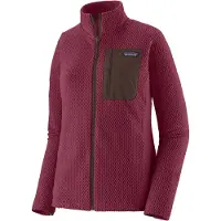 Patagonia - Leichte, atmungsaktive Fleecejacke &ndash; Damen / Frau &ndash; W's R1 Air Jkt - W's R1 Air Jkt Berry Fig für Damen - Größe S -