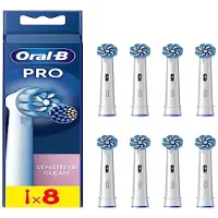 Parasanteonline 8er Set Oral B Sensitive Clean Aufsteckbürsten Kompatibel Oral B