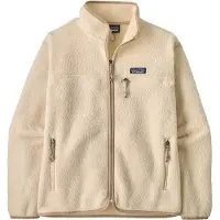 Patagonia - Doppelseitiger Fleece - W's Retro Pile Jkt Natural für Damen aus Wolle - Größe L - Beige
