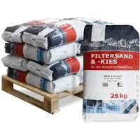 GALAMIO Filtersand 1,0-2,0 mm 25kg x 12 Sack 300kg Palette