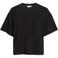 Vila Vitelana Rundhals Sweatshirt Mit Kurzen Ärmeln