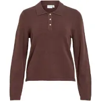 Vila Viril Gestrickter Poloshirt