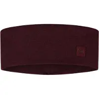 Buff Merino Wide Stirnband SOLID GARNET