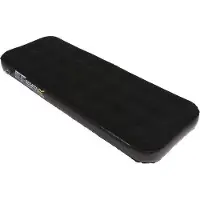 Markenlos Luftmatratze für 1 Person - Velours, schwarz - Komfortabel und robust