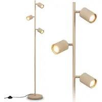 Briloner Stehleuchte Ida, beige, 3-flammig, Höhe 141 cm, GU10