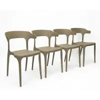 INLEA Esszimmerstuhl 4 Stück DELANI - beige