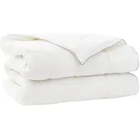 vidaXL Bettdecke 140x220 cm Winter 450 GSM Australische Wolle Weiß