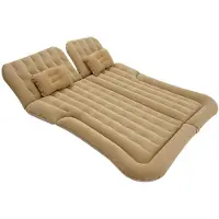 StarTech.com SUV Luftmatratze - Aufblasbare Auto Matratze - Eingebaute 12V Luftpumpe - PVC Campingmatratze fürs Auto - Für Reise & Roadtrip - Braun