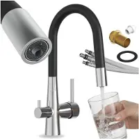 Granitan - Küchenarmatur - Spültischarmatur - Chrom - Wasserhahn Küche - MALTA