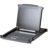Aten CL1000M KVM-Konsole, 43cm LCD, VGA, PS/2, US-Layout