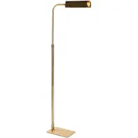 Beliani Stehlampe Gold Metall Höhenverstellbar Modernes Design Glamouröser Stil Stehleuchte Leselampe Wohnzimmer Schlafzimmer
