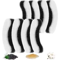 OEM 8 Stück Ersatzfilter für Wasserspiel - Filter für WF050TP und HA-CH-PE1 - Mit Harz und aktiviertem Kohlenstoff - Für Katzen