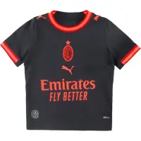 Puma ACM Third Jersey Replica Jr flat dark gray-glowing red (03) 128