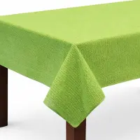 BC-Agentur Bestlivings Gartentischdecke ( 130x160cm / Hellgrün ) Weichschaum – wetterfeste Outdoor Tischdecke mit Paspelband, rutschfest & abwischbar – ideal für Garten, Balkon & Terrasse