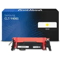 PrintAbout Toner kompatibel mit Samsung CLT-Y406S (SU462A) - Gelb
