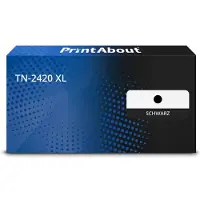 PrintAbout Toner kompatibel mit Brother TN-2420 XL - Schwarz - Extra hohe Kapazität