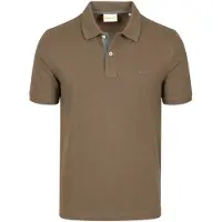 Gant Contrast Piqué Poloshirt Faded Taupe - XXL