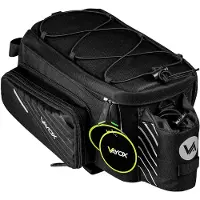 Vayox Fahrradtasche für Gepäckträger, VA0171 12L, Schwarz