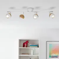 Lightbox LED Deckenstrahler mit warmweißem Licht - schwenkbare Köpfe - Metall