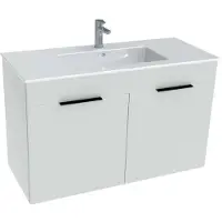 Jika Cube - Unterschrank mit Waschtisch, 980x422x622 mm, weiß H4536511763001