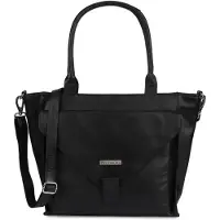Beltimore Große Damenledertasche Shopper Schwarz